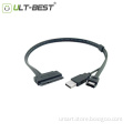 eSATA USB Cable Hard Drive Disk SATA 22pin to eSATA Data USB Powered Cable Adapter for 2.5" HDD